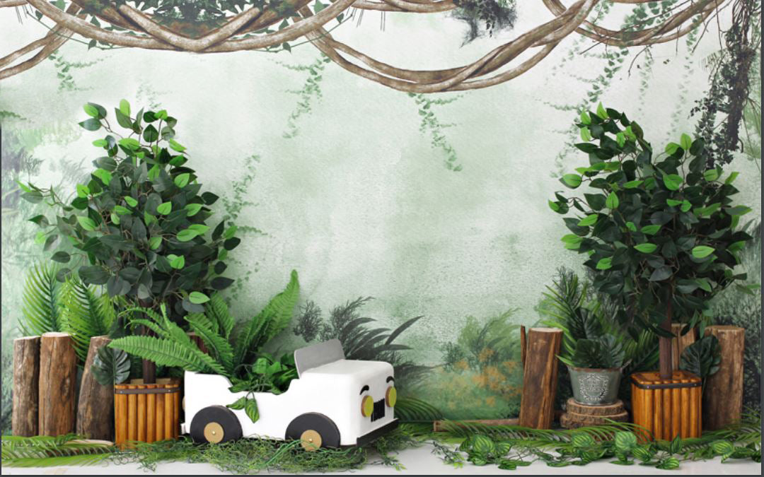 Forest Car Backdrop
