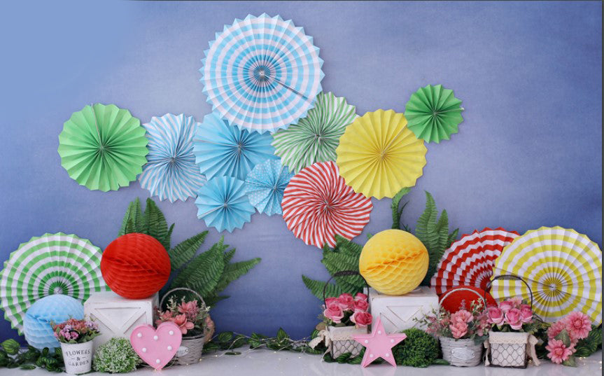 Paper Decorate With Backdrop-Fabric Backdrop