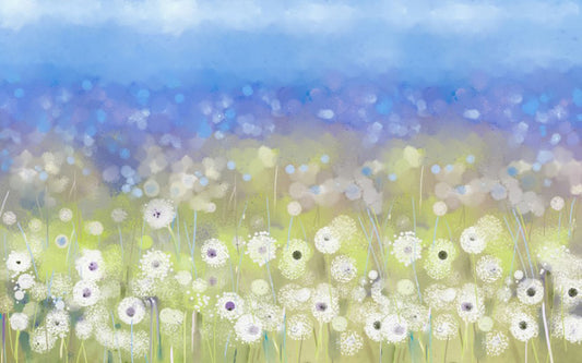 Fabric backdrop-Flower Garden Backdrop