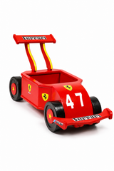 Wooden race car prop for toddler and baby studio photography