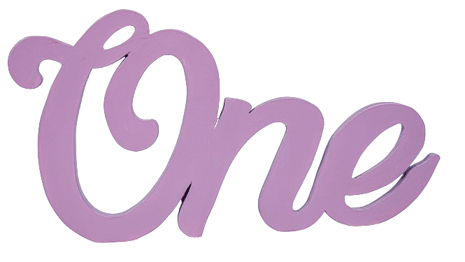 Cursive one letter