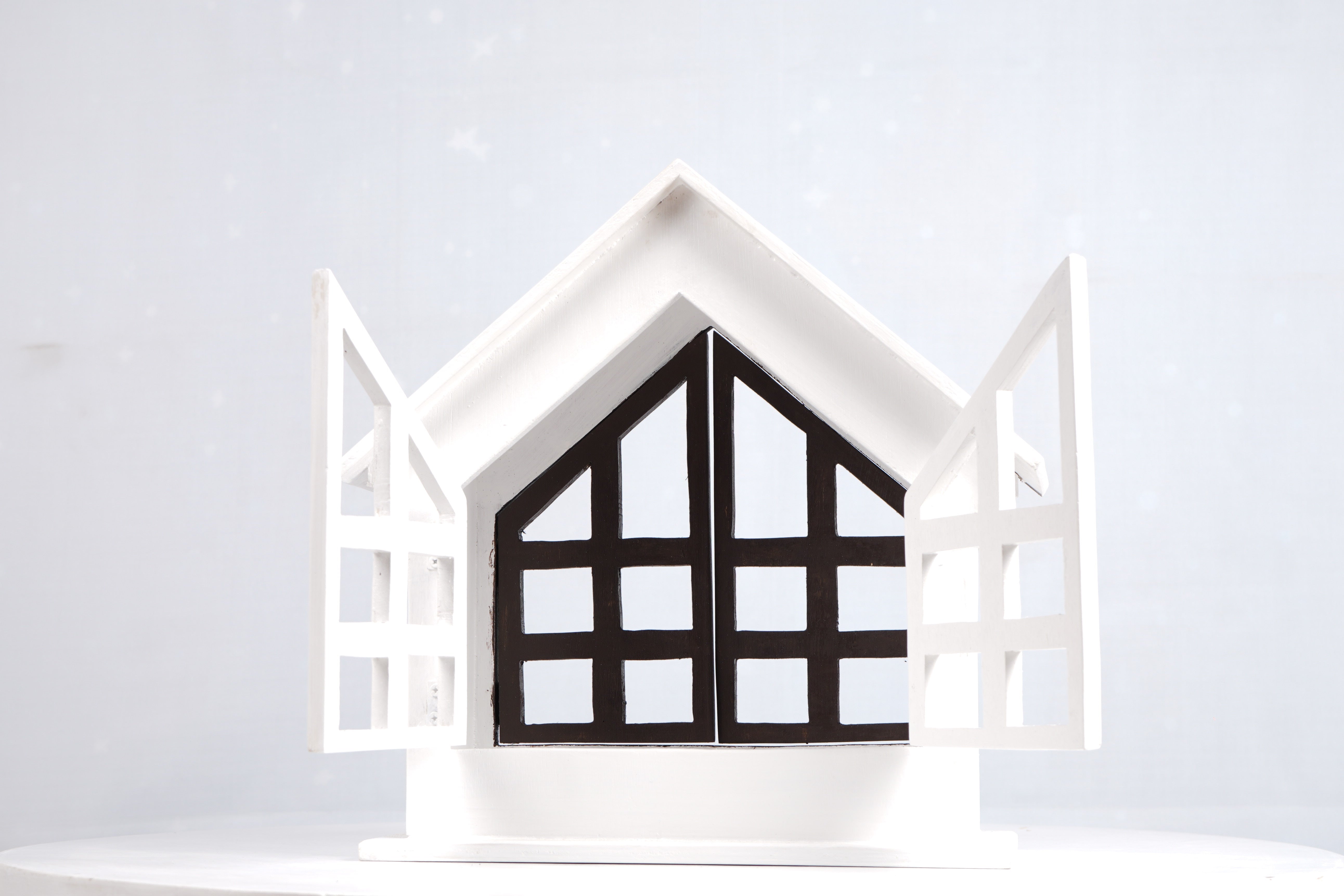 Wooden House With Door