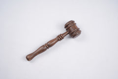 Wooden Judge Gavel Photography Prop
