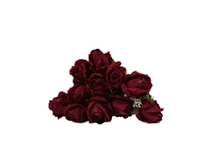 Artificial Dark Red Peony flower