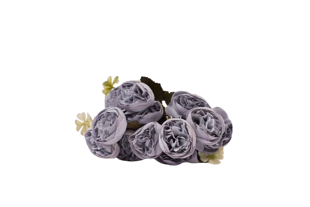 Artificial Grey Peony Flower