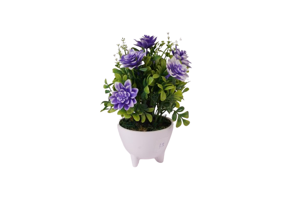 Flower Pot-Violet Flower