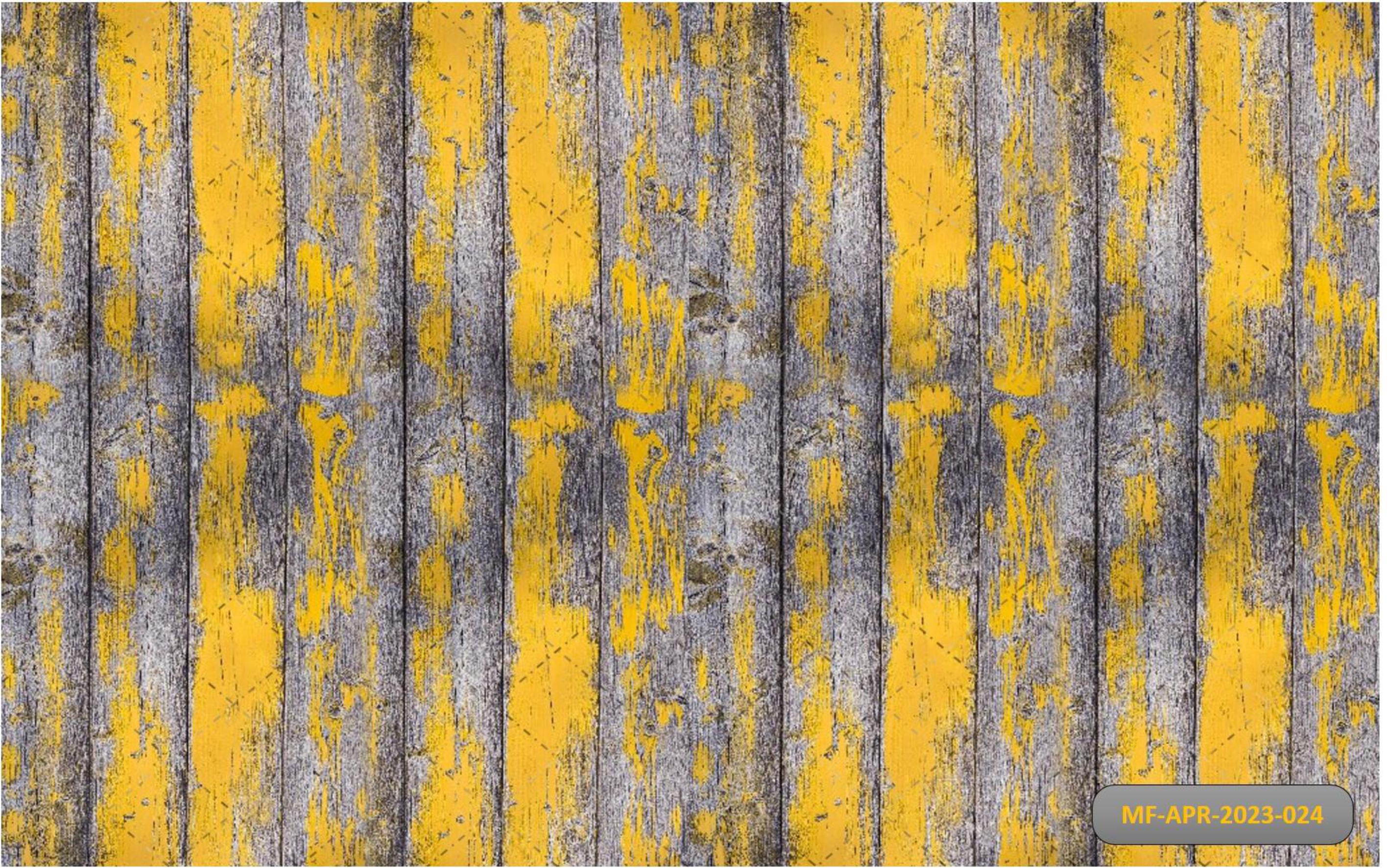 Yellow With Grey Wooden babyphotoshoot Backdrop