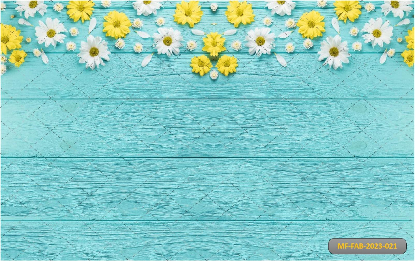 Blue Sunflower babyphotoshoot Backdrop