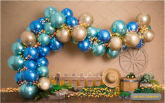 Garden Balloon Decoration Backdrop