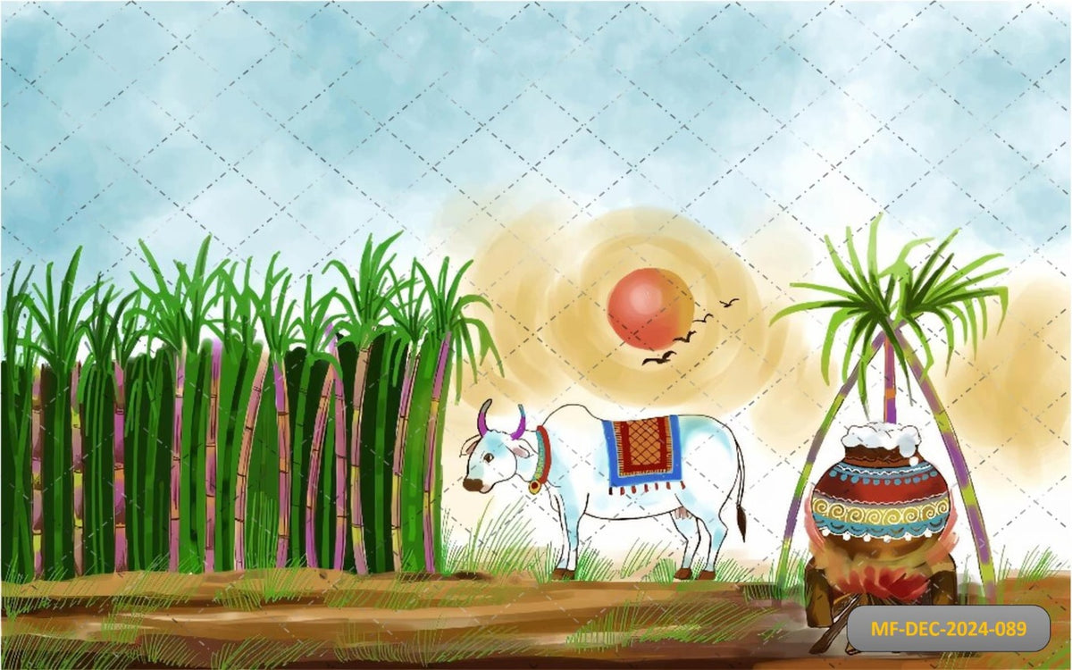 Mattu Pongal Backdrop