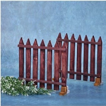 Garden Bench Set with Fence