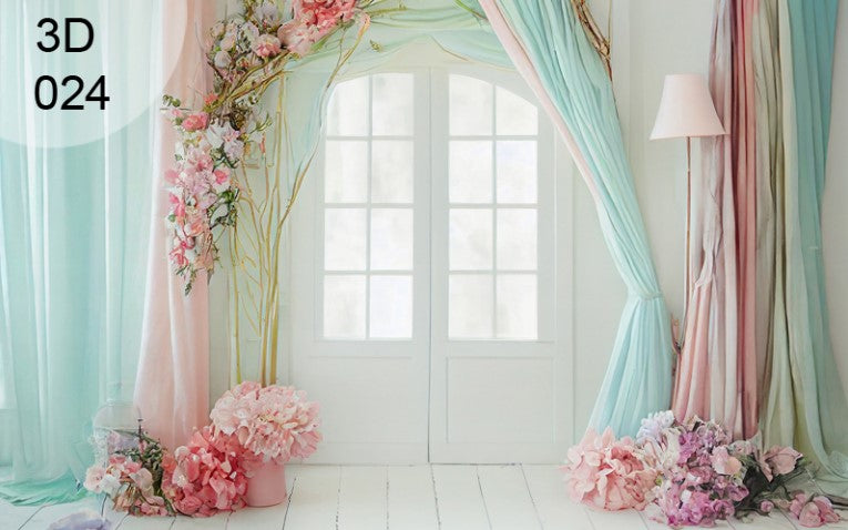 Floral Screen Backdrop