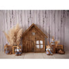 Easter Bunny Burrow backdrop-Fabric backdrop