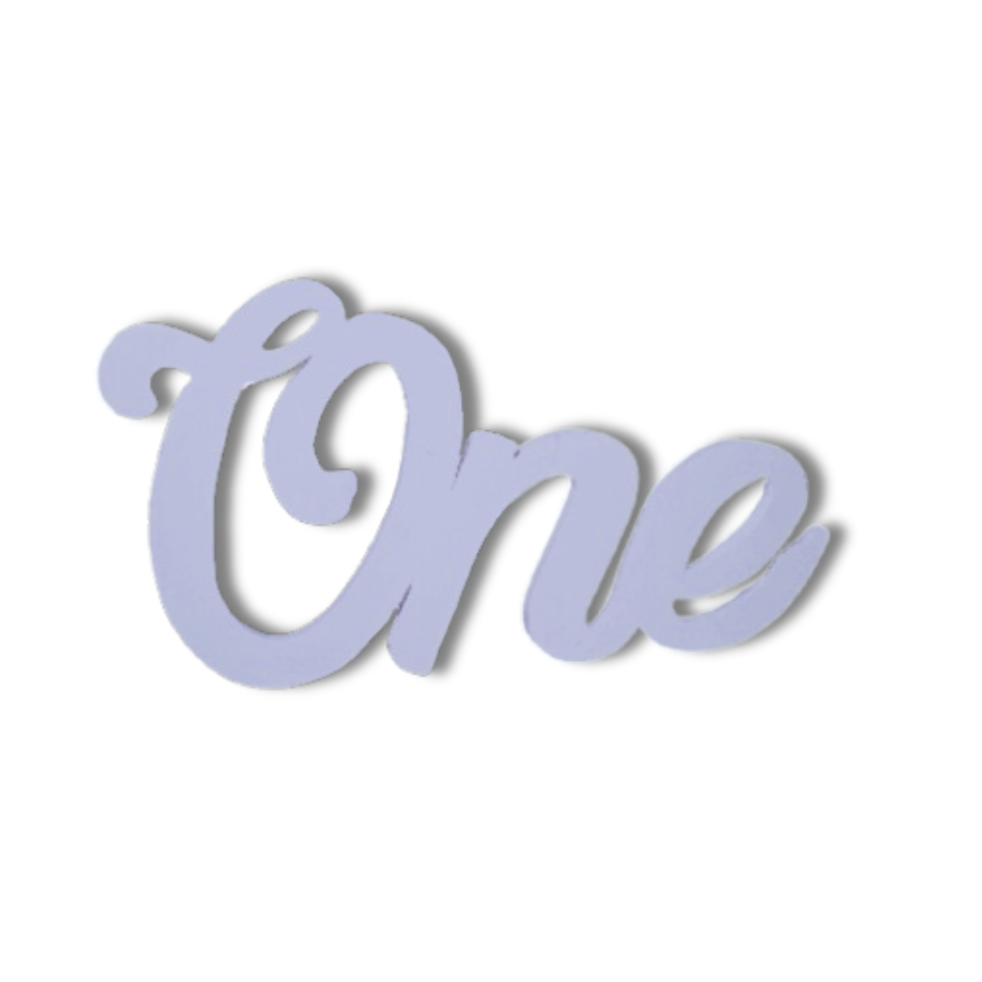 Cursive one letter