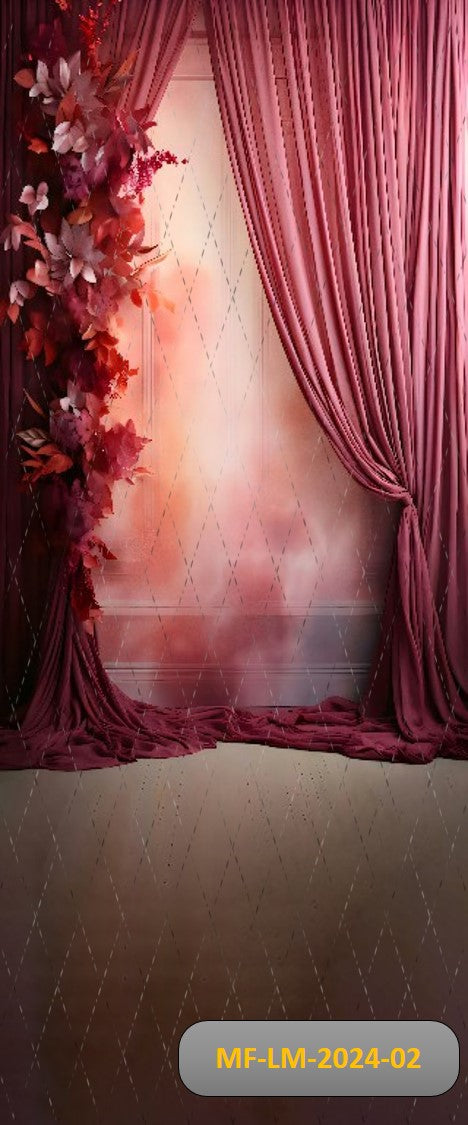 Peach Flower Backdrop