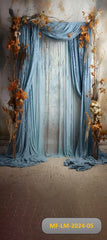 Light blue elegence backdrop-Fabric backdrop