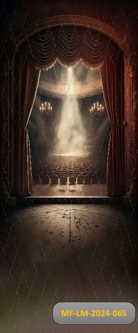 Red Stadium stage Backdrop-Fabric backdrop