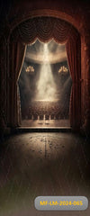 Red Stadium stage Backdrop-Fabric backdrop