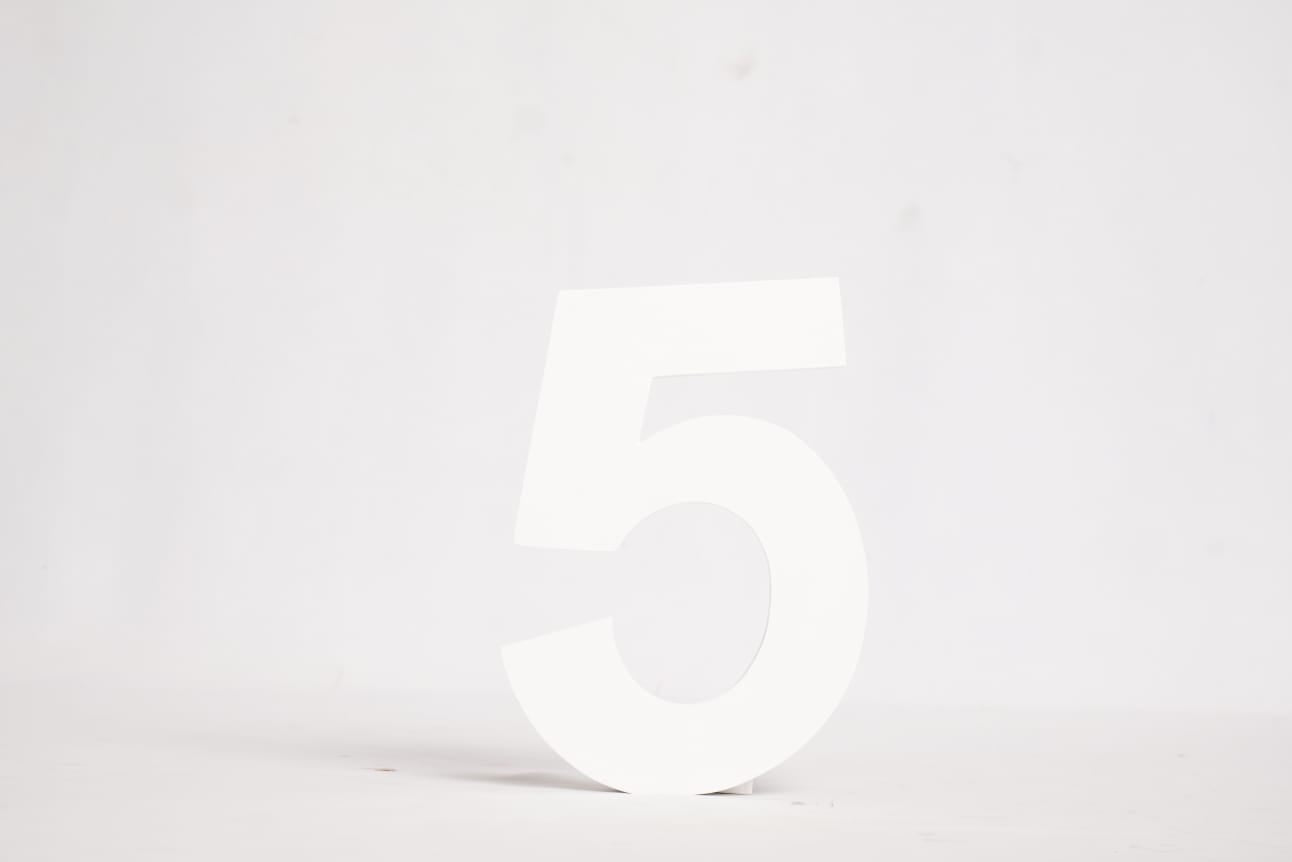 side props ,5 number