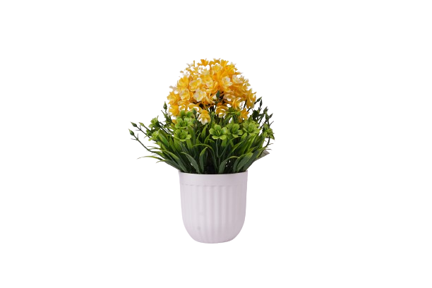 Flower Pot-Yellow Flower