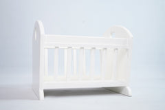 Wooden bassinet cot