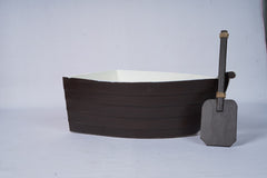Mini fishing boat babyshoot props