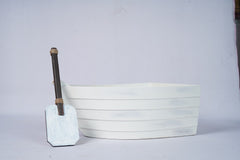 Mini fishing boat babyshoot props