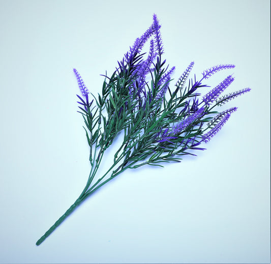 Artificial Violet Lavender Natural Looking Flower Bunch
