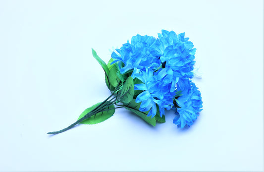 Artificial Blue Lotus Natural Looking Flower Bunch