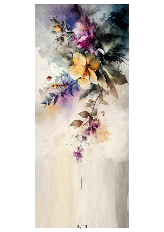 Fabric backdrop-Sandal Flower Backdrop